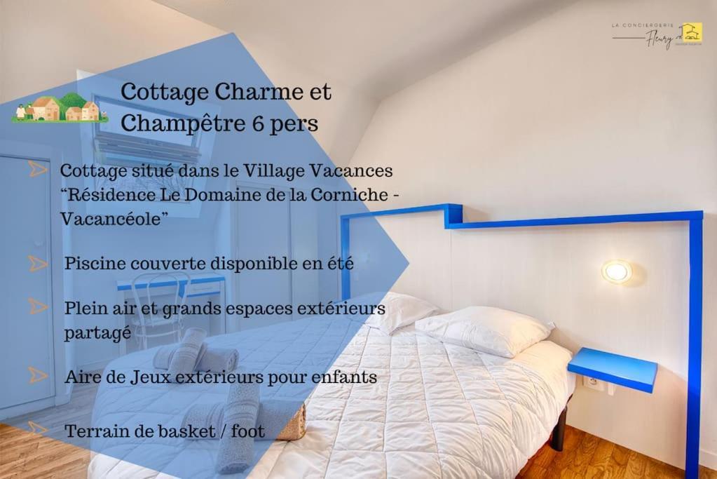 Cottage Charme Et Champetre 6P Обервиль Экстерьер фото
